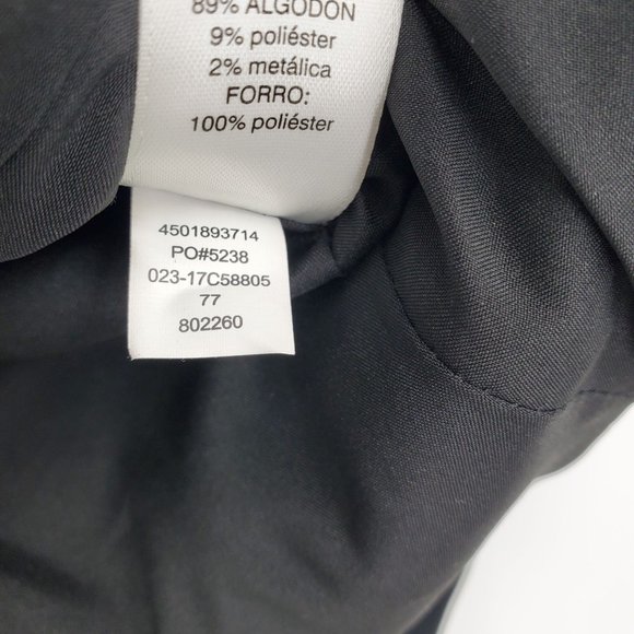 Chico's Multicolor Zip Up Pieced Jacquard Jacket Size 1 / Medium - Picture 4 of 8